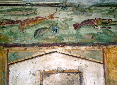Frieze Depicting Fish by Roman